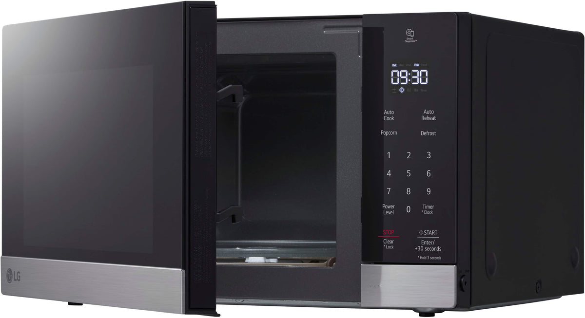 LG - 0.9 Cu. Ft. Countertop Microwave with Sensor Cooking and Smart Inverter - Stainless Steel