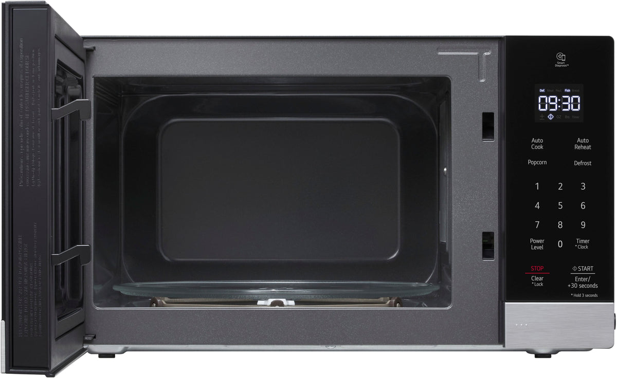LG - 0.9 Cu. Ft. Countertop Microwave with Sensor Cooking and Smart Inverter - Stainless Steel
