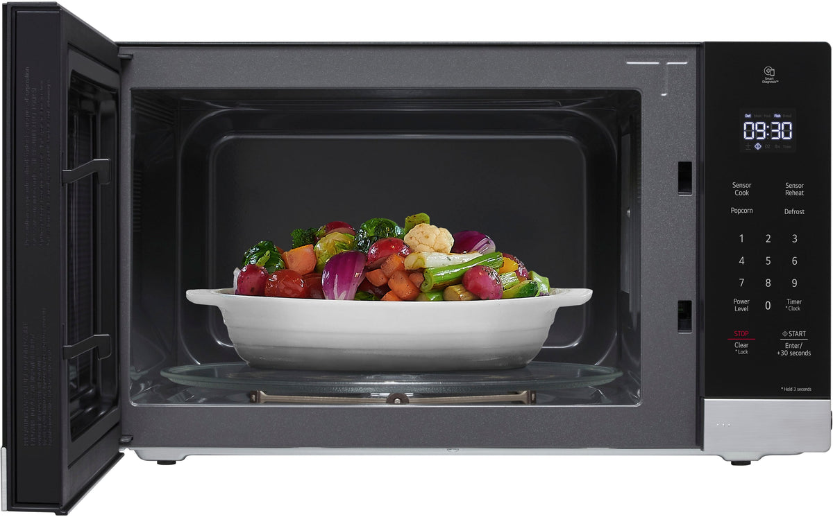 LG - 1.5 Cu. Ft. Countertop Microwave with Sensor Cooking and Smart Inverter - Stainless Steel