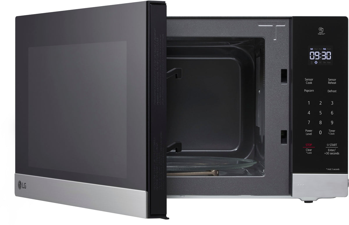 LG - 1.5 Cu. Ft. Countertop Microwave with Sensor Cooking and Smart Inverter - Stainless Steel
