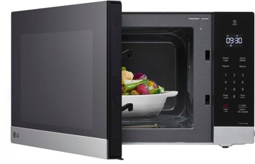 LG - 1.5 Cu. Ft. Countertop Microwave with Sensor Cooking and Smart Inverter - Stainless Steel