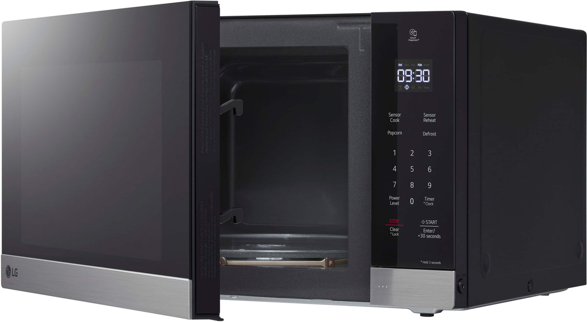LG - 1.5 Cu. Ft. Countertop Microwave with Sensor Cooking and Smart Inverter - Stainless Steel