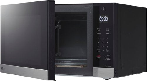 LG - 1.5 Cu. Ft. Countertop Microwave with Sensor Cooking and Smart Inverter - Stainless Steel