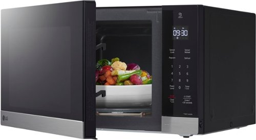 LG - 1.5 Cu. Ft. Countertop Microwave with Sensor Cooking and Smart Inverter - Stainless Steel