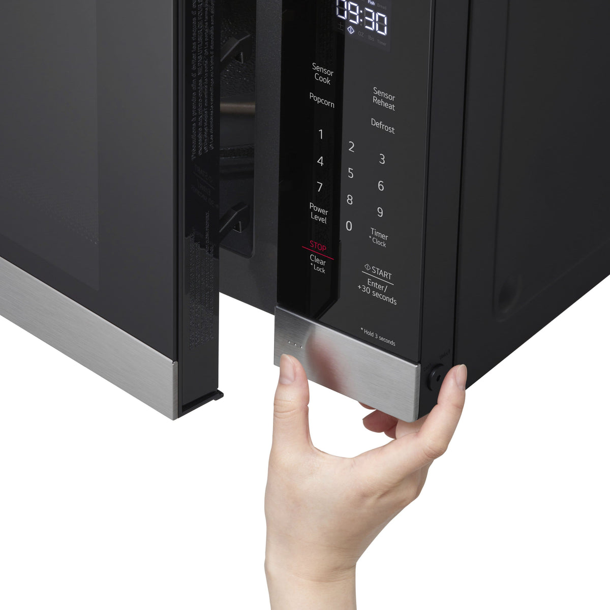 LG - 1.5 Cu. Ft. Countertop Microwave with Sensor Cooking and Smart Inverter - Stainless Steel