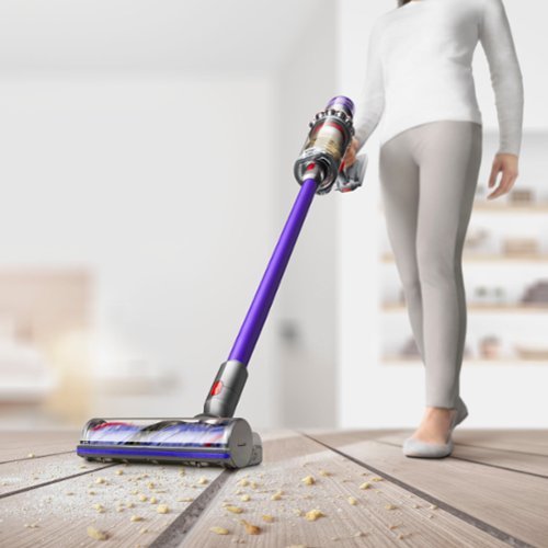 Dyson - V11 Plus Cordless Vacuum - Nickel/Purple