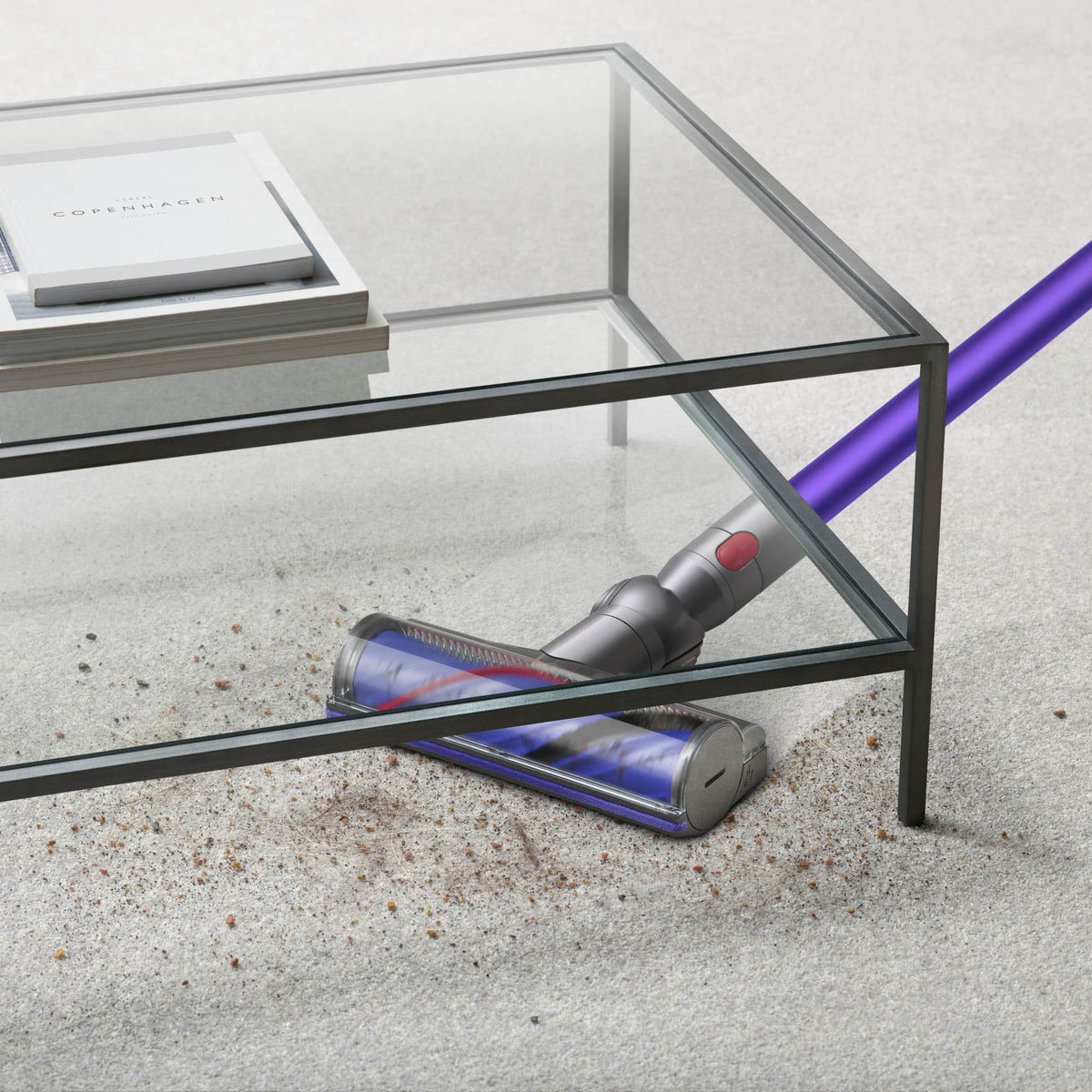 Dyson - V11 Plus Cordless Vacuum - Nickel/Purple
