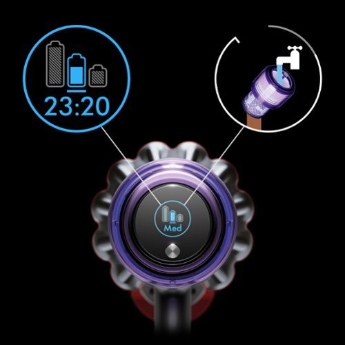 Dyson - V11 Plus Cordless Vacuum - Nickel/Purple