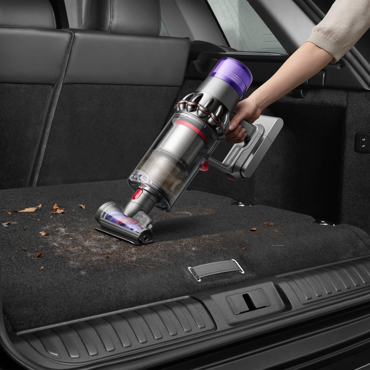Dyson - V11 Plus Cordless Vacuum - Nickel/Purple