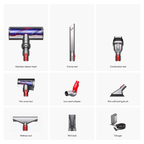 Dyson - V11 Plus Cordless Vacuum - Nickel/Purple