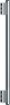 Masterpiece Series Handle Kit for Select Thermador Under Counter Refrigerators - Stainless Steel
