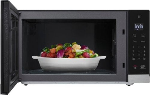 LG - 2.0 Cu. Ft. Countertop Microwave with Sensor Cooking and Smart Inverter - Stainless Steel
