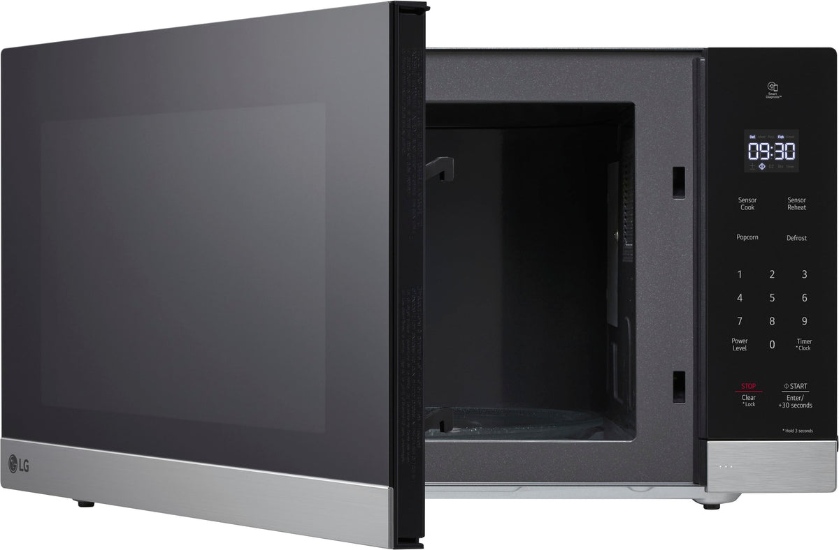 LG - 2.0 Cu. Ft. Countertop Microwave with Sensor Cooking and Smart Inverter - Stainless Steel