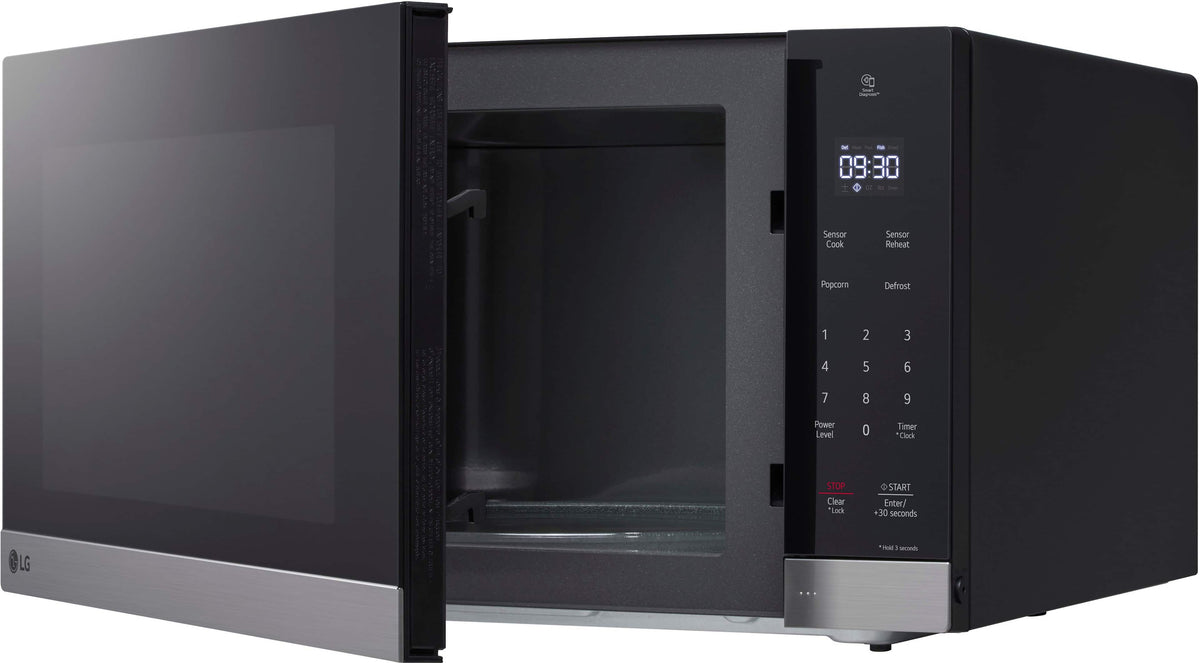 LG - 2.0 Cu. Ft. Countertop Microwave with Sensor Cooking and Smart Inverter - Stainless Steel