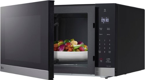 LG - 2.0 Cu. Ft. Countertop Microwave with Sensor Cooking and Smart Inverter - Stainless Steel