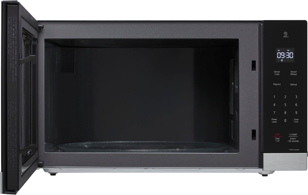 LG - 2.0 Cu. Ft. Countertop Microwave with Sensor Cooking and Smart Inverter - Stainless Steel