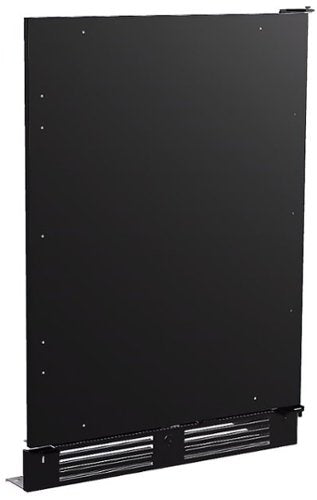 Zephyr - Solid Panel Ready Door Kit with Kickplate - Black