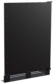 Zephyr - Solid Panel Ready Door Kit with Kickplate - Black