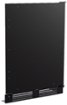 Zephyr - Solid Panel Ready Door Kit with Kickplate - Black