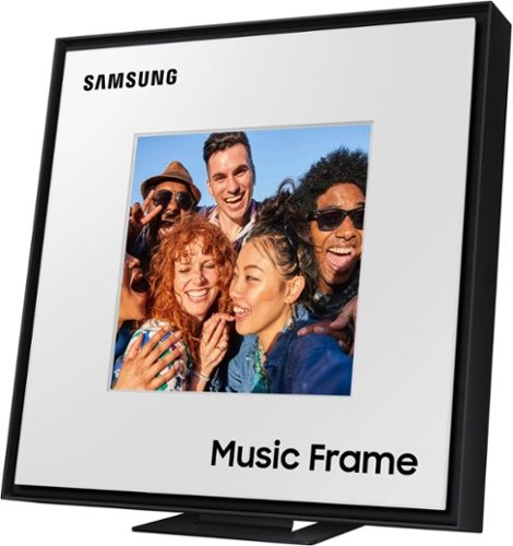 Samsung - HW-LS60D Music Frame Smart Speaker/Picture Frame, Dolby Atmos - Black