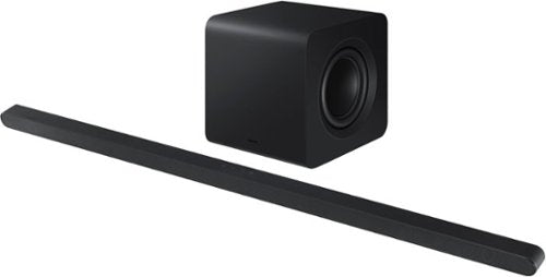 Samsung - HW-S800D 3.1.2 Channel Q-Series Ultra Slim Soundbar with Wireless Subwoofer, Dolby Atmos and Q-Symphony - Titan Black