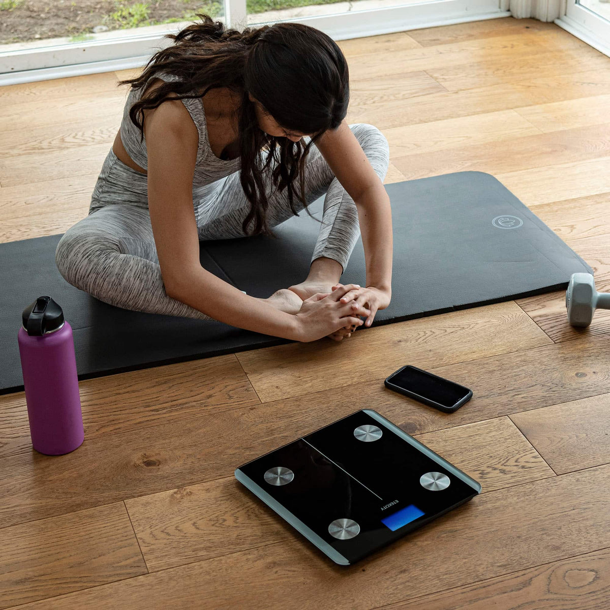Etekcity - Smart Fitness Scale - Black