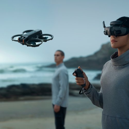DJI - Avata 2 Fly More Combo Drone (Single Battery) - Gray