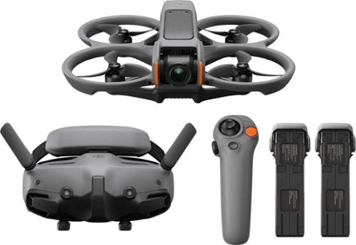 DJI - Geek Squad Certified Refurbished Avata 2 Fly More Combo (Three Batteries) - Gray