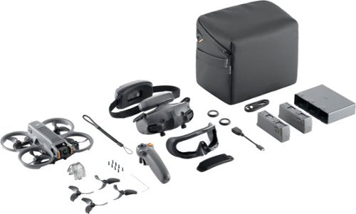 DJI - Geek Squad Certified Refurbished Avata 2 Fly More Combo (Three Batteries) - Gray