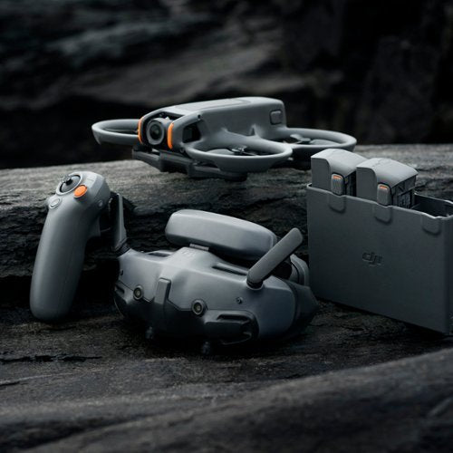 DJI - Geek Squad Certified Refurbished Avata 2 Fly More Combo (Three Batteries) - Gray