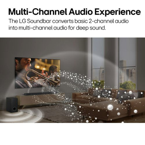 LG - 5.1.1-Channel S70TR Home Theater Soundbar with Wireless Subwoofer and Rear Speakers, Dolby Atmos, WOW Orchestra - Black
