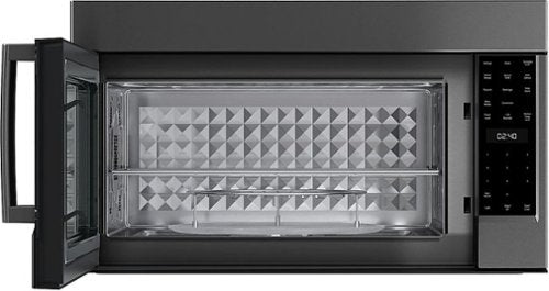 Bosch - 800 Series 1.9 Cu. Ft. Convection Over-the-Range Microwave with Sensor Cooking - Black Stainless Steel