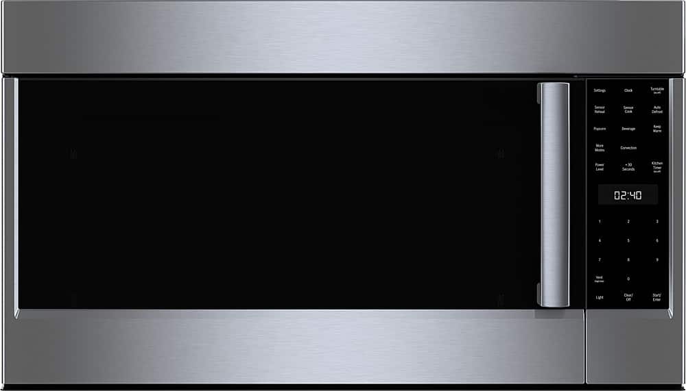 Bosch - Benchmark Series 1.9 Cu. Ft. Convection Over-the-Range Microwave with Sensor Cooking - Stainless Steel