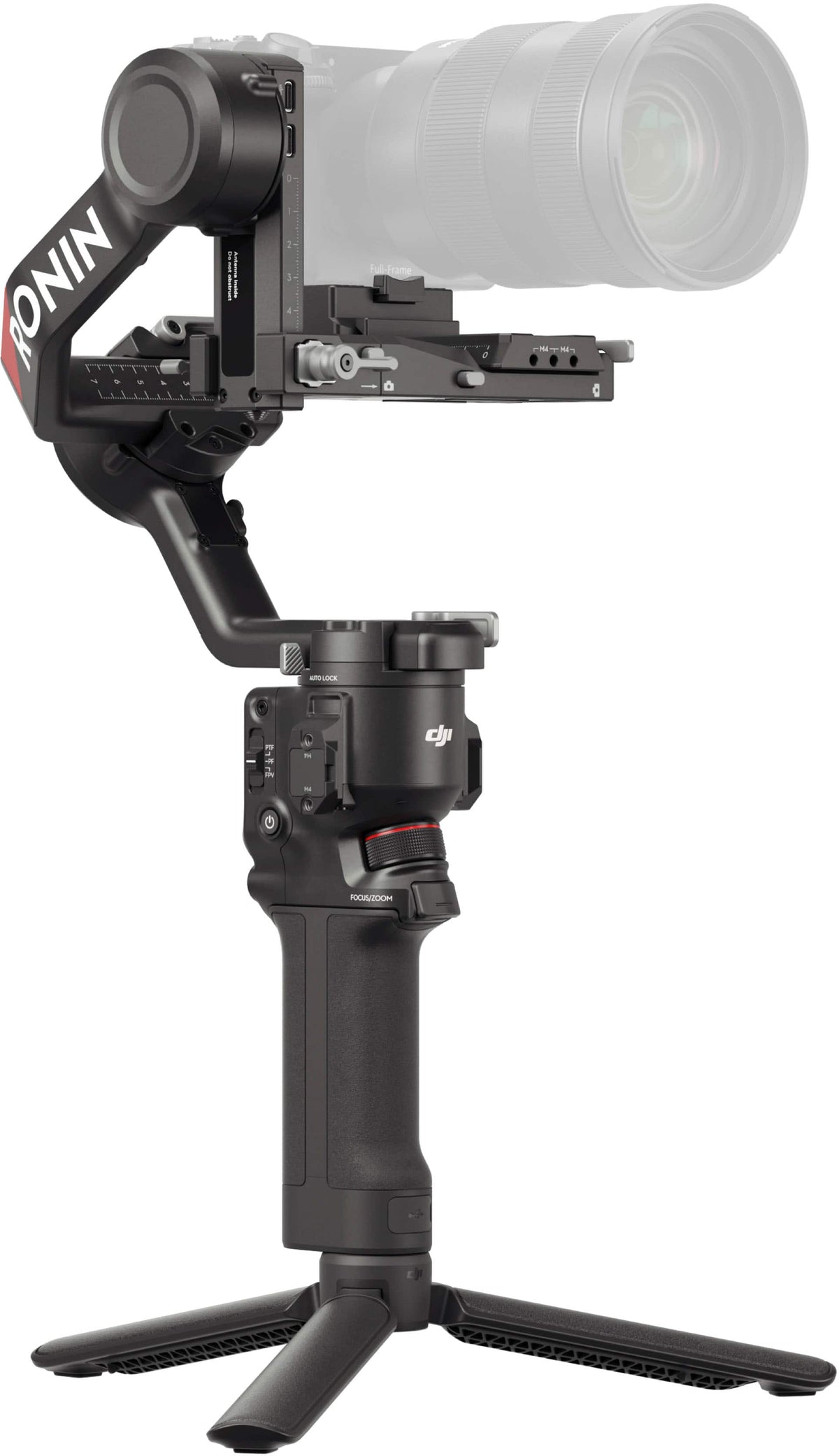 DJI - RS 4 3-Axis Gimbal Stabilizer for Cameras - Black