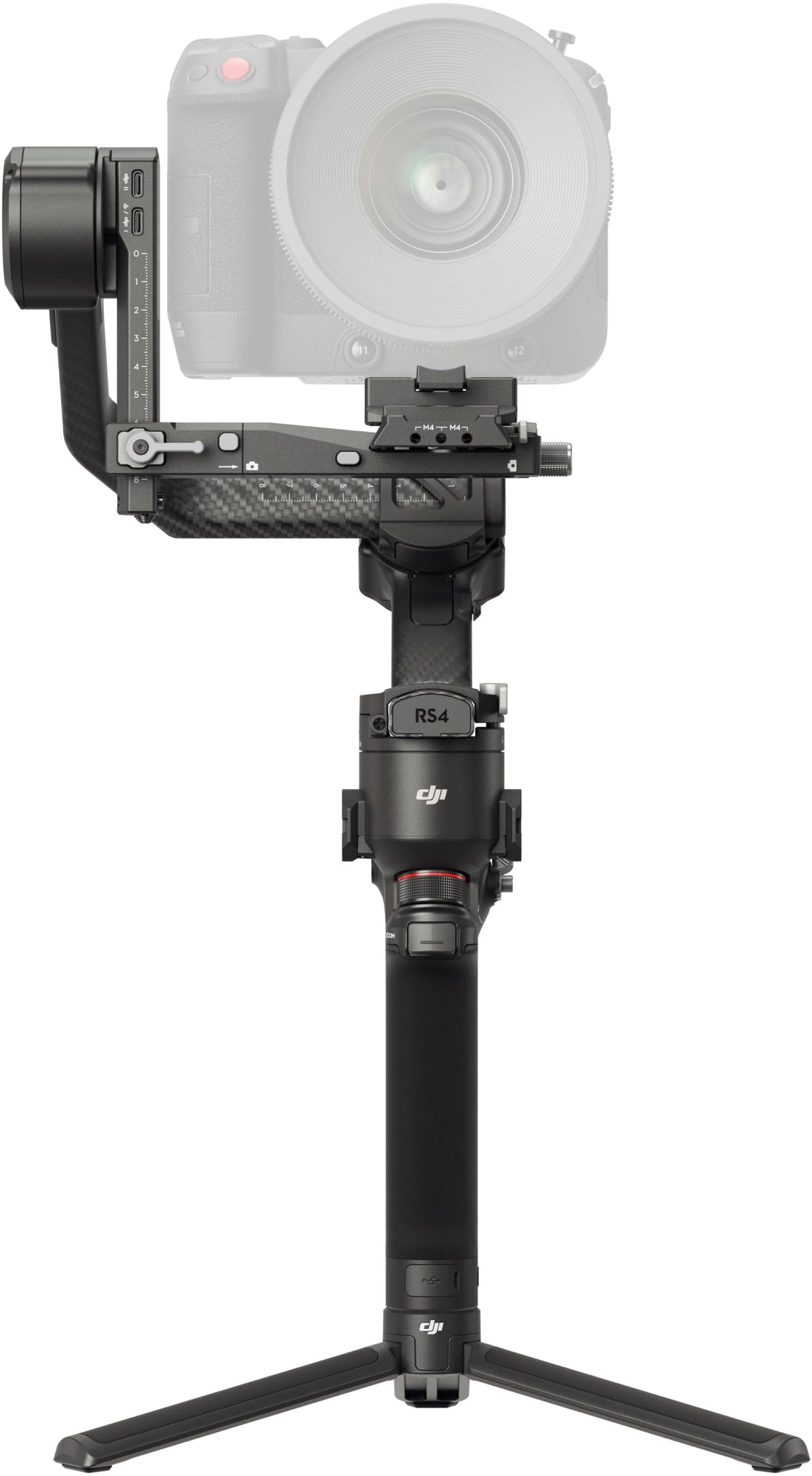 DJI - RS 4 Pro 3-Axis Gimbal Stabilizer for Cameras - Black