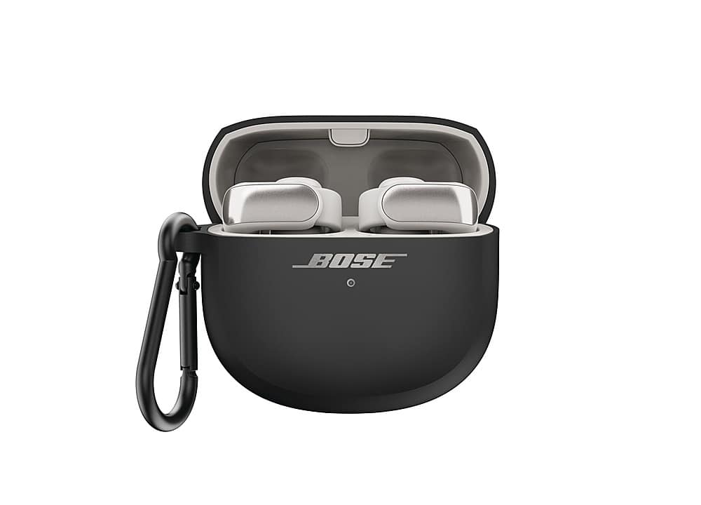 Bose - Wireless Charging Case Cover for Ultra Open Earbuds - Black