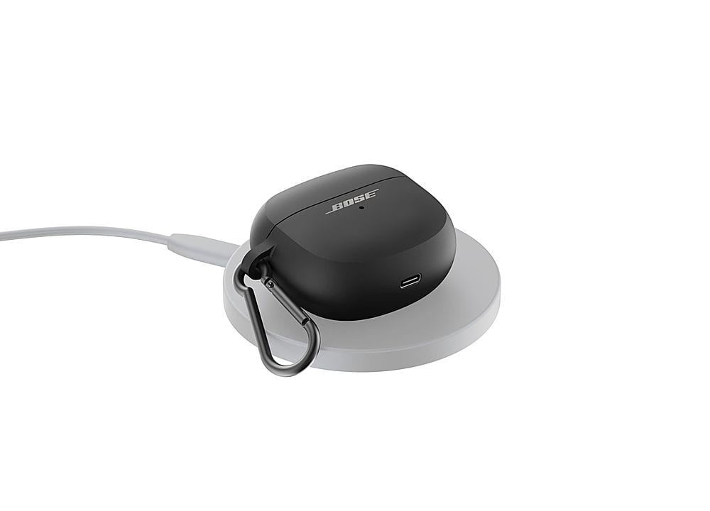 Bose - Wireless Charging Case Cover for Ultra Open Earbuds - Black