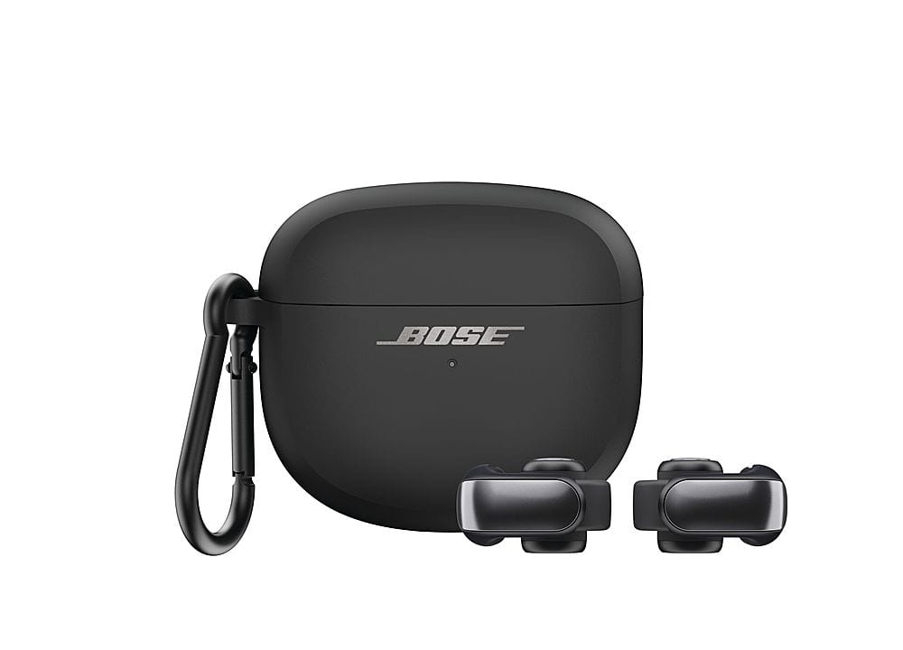 Bose - Wireless Charging Case Cover for Ultra Open Earbuds - Black