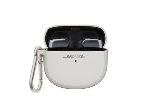 Bose - Wireless Charging Case Cover for Ultra Open Earbuds - White Smoke