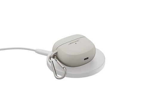 Bose - Wireless Charging Case Cover for Ultra Open Earbuds - White Smoke