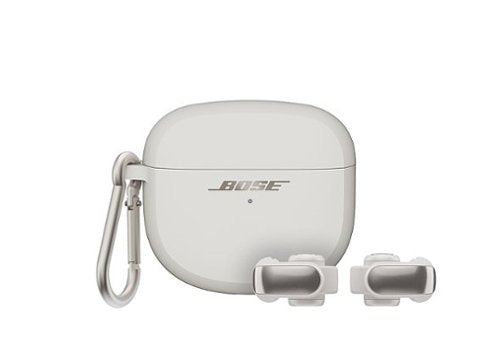 Bose - Wireless Charging Case Cover for Ultra Open Earbuds - White Smoke