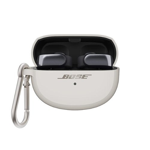 Bose - Silicone Case Cover for Ultra Open Earbuds - White Smoke