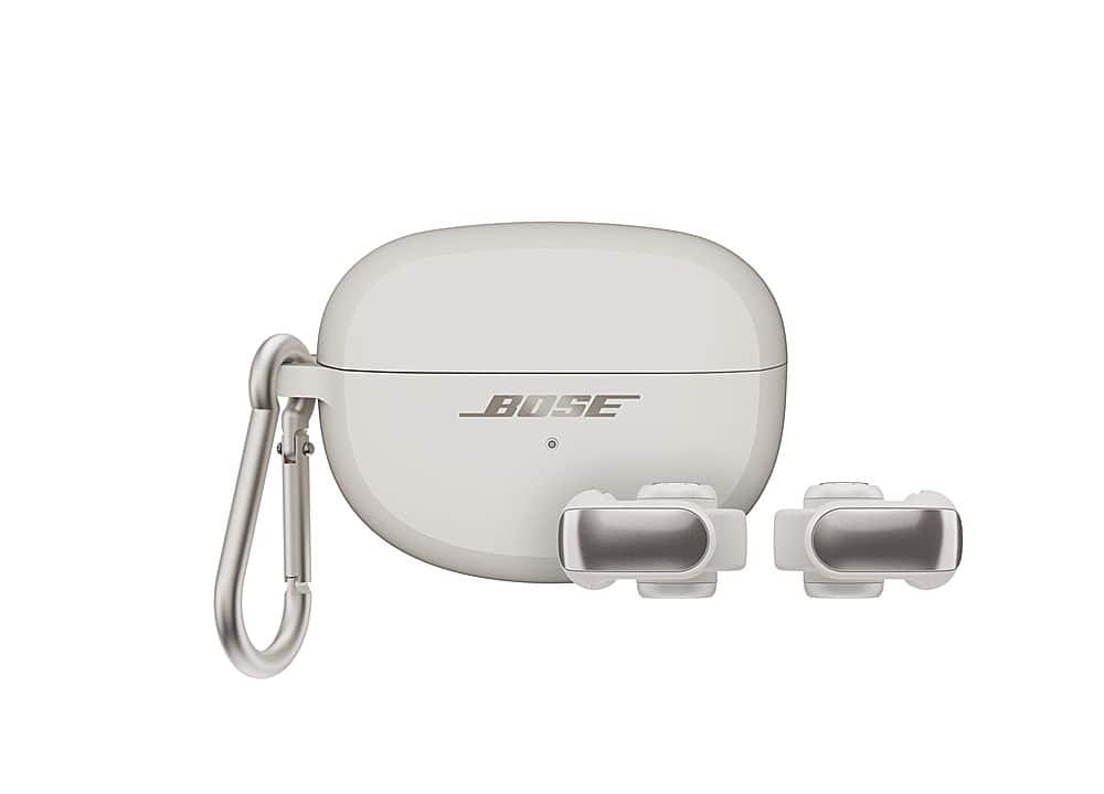 Bose - Silicone Case Cover for Ultra Open Earbuds - White Smoke