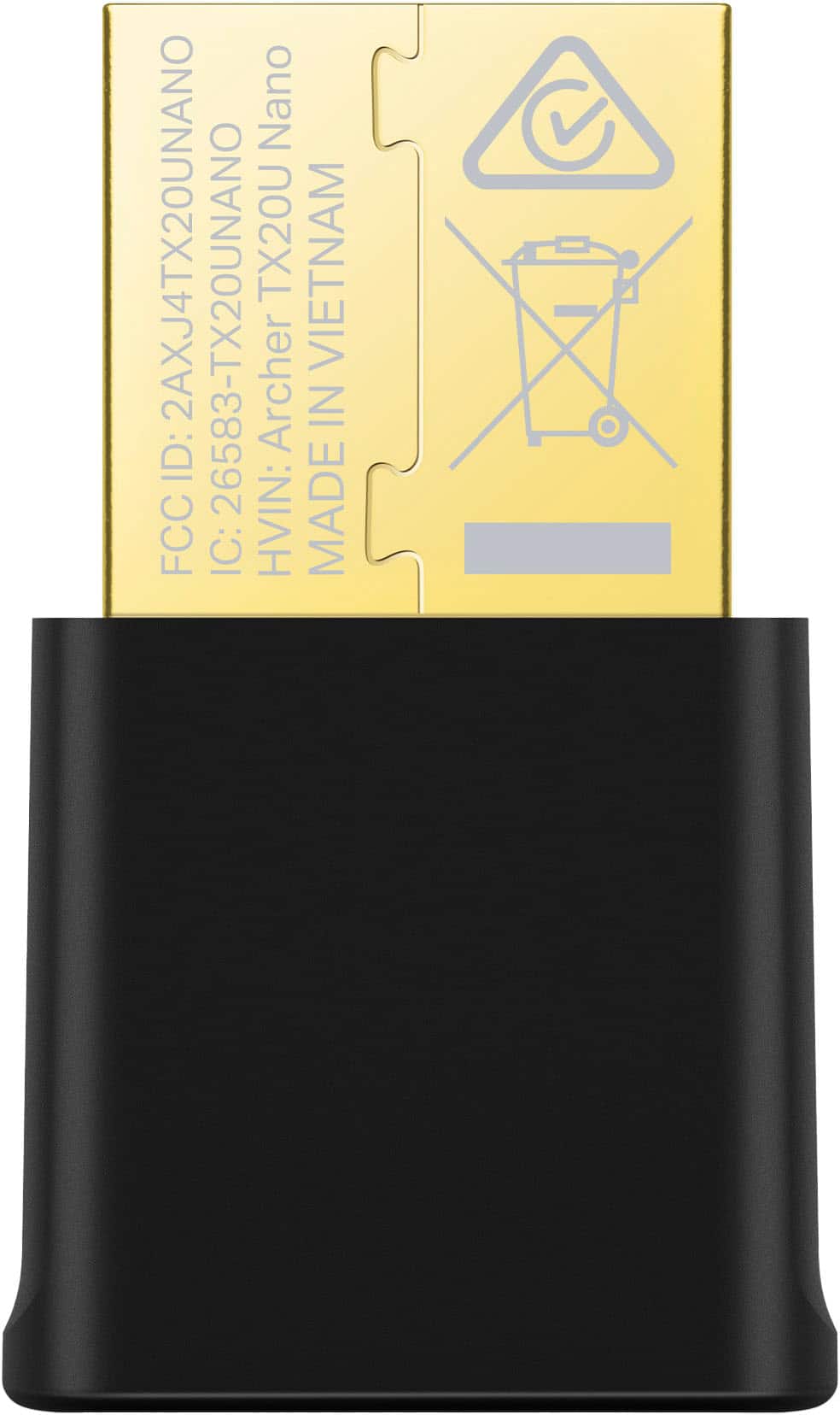 TP-Link - AX1800 Nano Wi-Fi 6 Wireless USB Adapter - Black