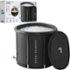 Sharper Image - Ice Bath Portable Cold Plunge, Revitalizing Ice Therapy, Workout Recovery - Black