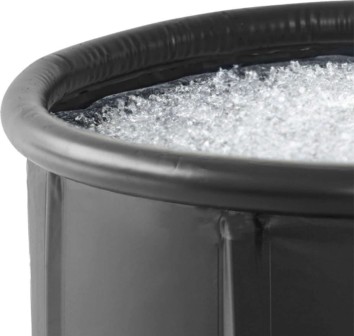 Sharper Image - Ice Bath Portable Cold Plunge, Revitalizing Ice Therapy, Workout Recovery - Black