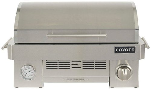 Coyote - LP Portable Grill - Stainless Steel