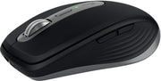 Logitech - MX Anywhere 3S for Mac Wireless Bluetooth Optical Fast Scrolling Mouse with Programmable Buttons - Wireless - Space Gray