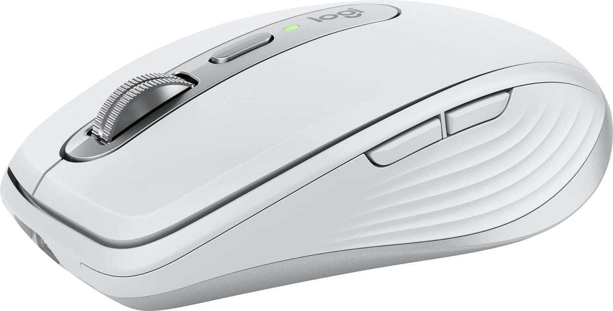 Logitech - MX Anywhere 3S for Mac Wireless Bluetooth Optical Fast Scrolling Mouse with Programmable Buttons - Wireless - Pale Gray