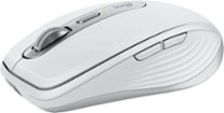 Logitech - MX Anywhere 3S for Mac Wireless Bluetooth Optical Fast Scrolling Mouse with Programmable Buttons - Wireless - Pale Gray